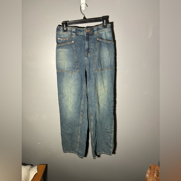 BDG Bella Baggy Patch Pocket Jeans Womens Size 26 - Picture 2 of 6